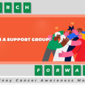 Kidney cancer awareness support